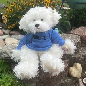 Anette Funicello Bear collection Co. Carmella 12" Bear plushy Stuffed Animal 🐻